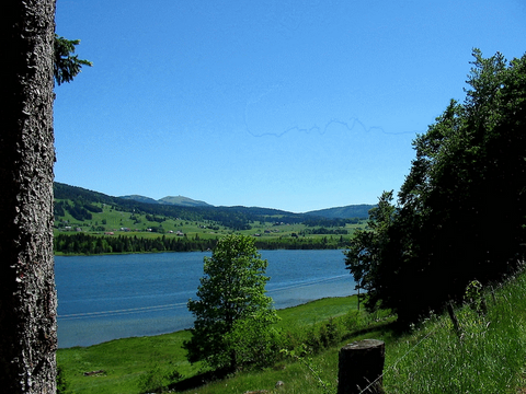 Le lac des Rousses en été